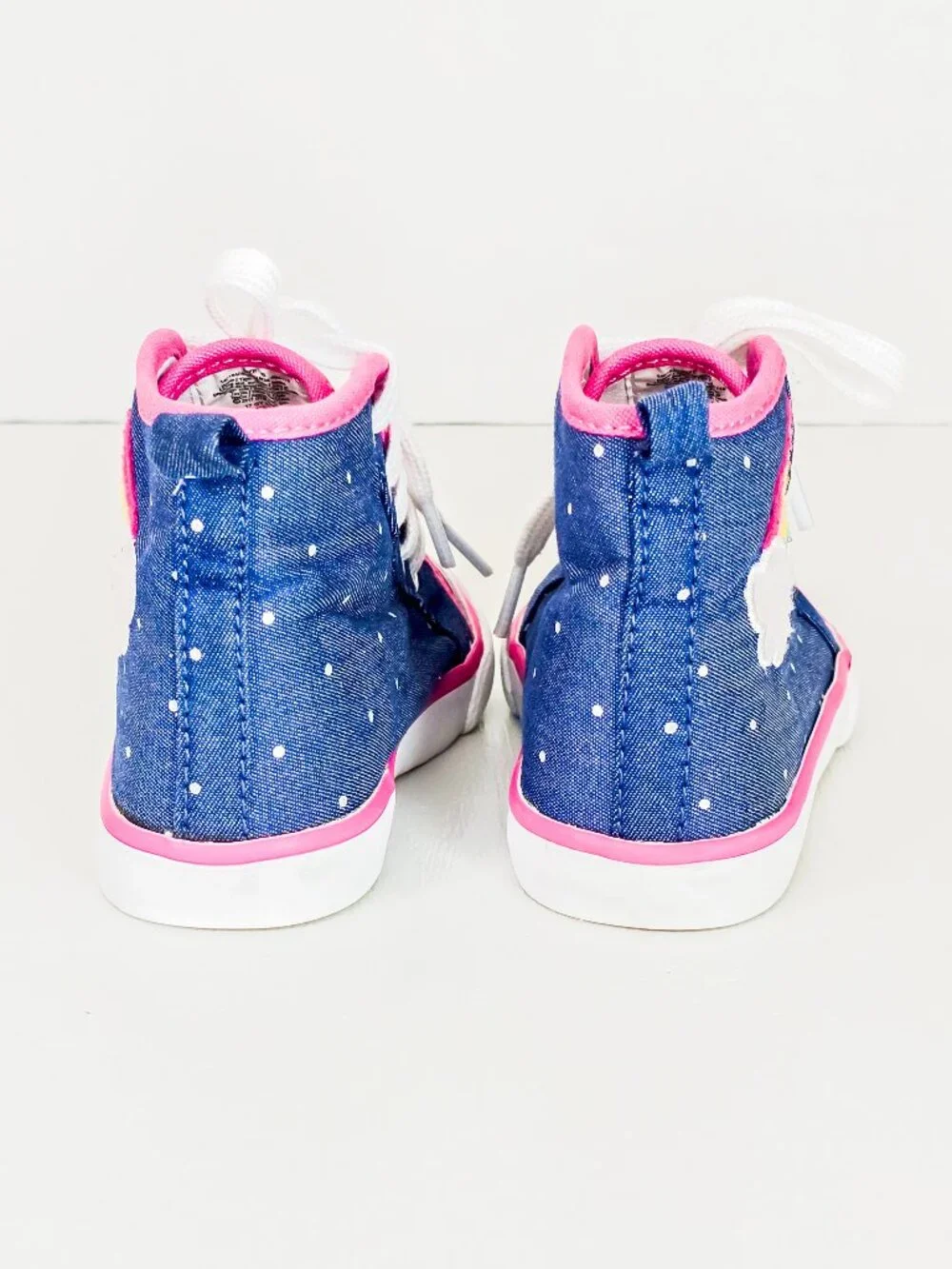 Gymboree 2017 Everyday Basics Toddler Girls High Top Sneakers Size 6 Shoes